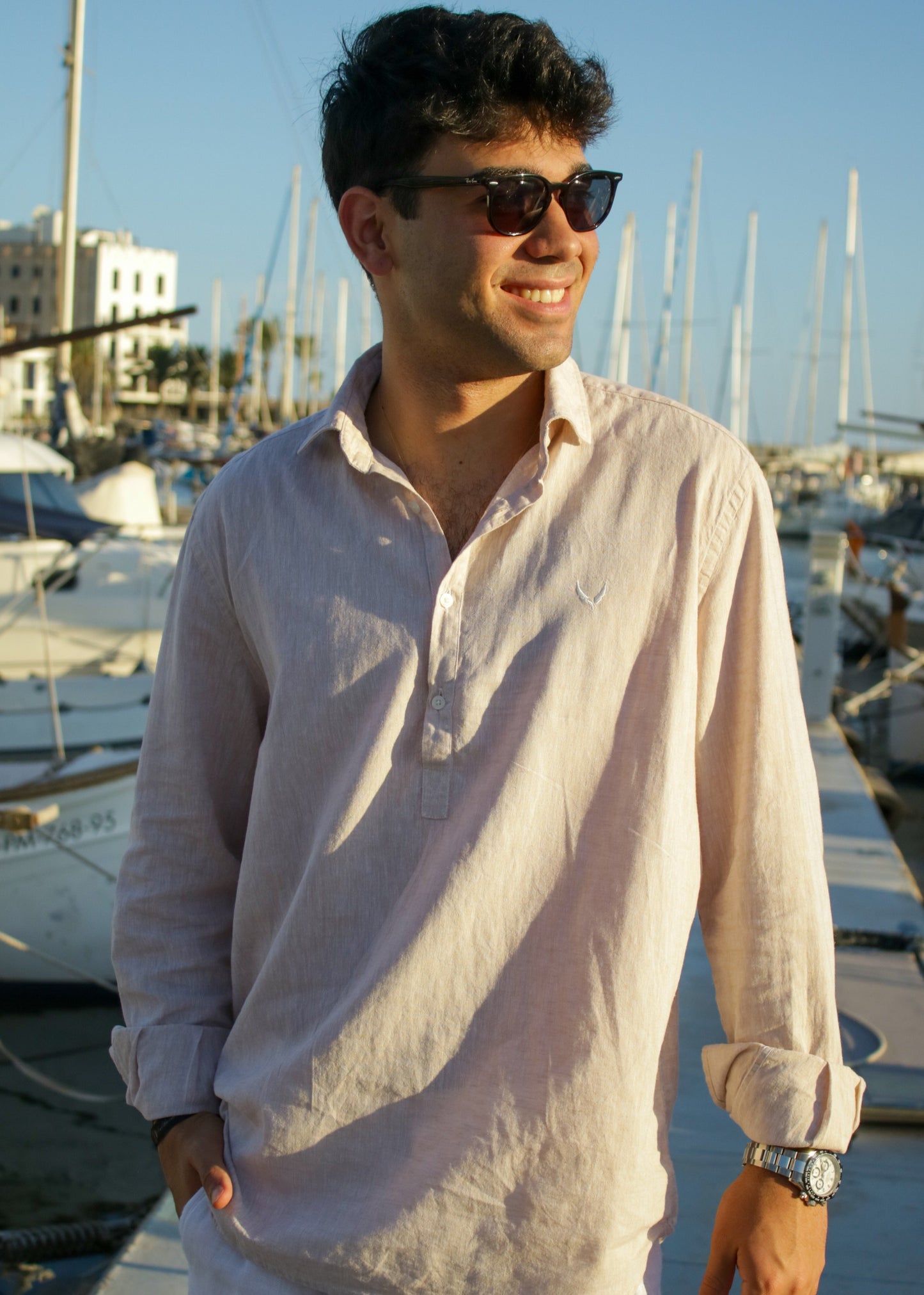 Linen Polo Shirt