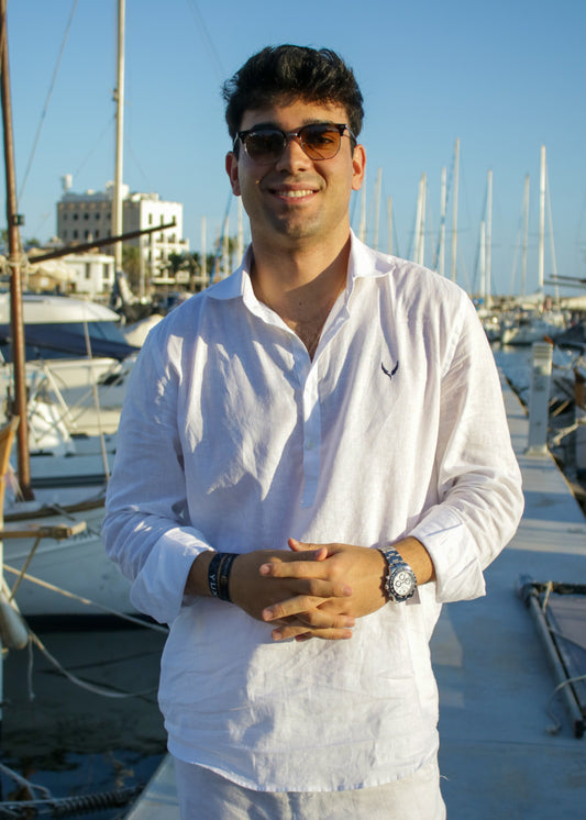 Linen Polo Shirt